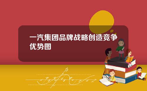 一汽集团品牌战略创造竞争优势图