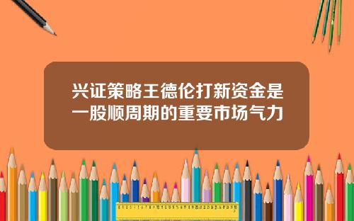 兴证策略王德伦打新资金是一股顺周期的重要市场气力