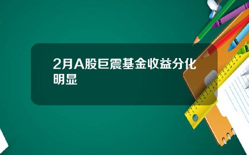 2月A股巨震基金收益分化明显