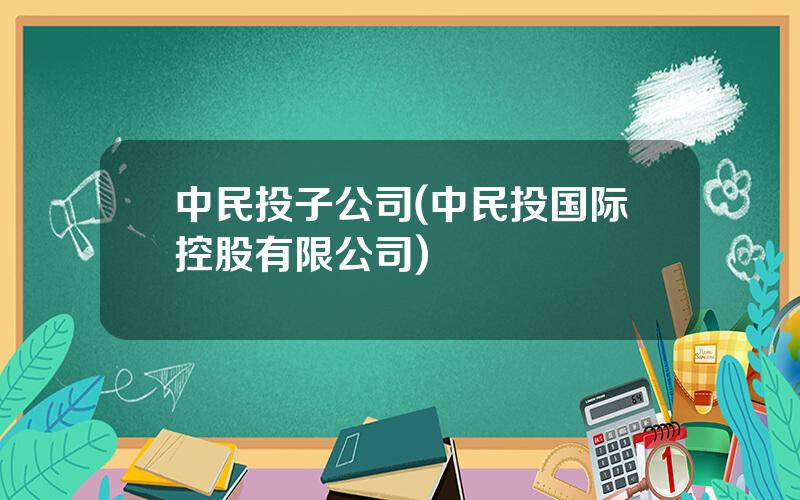 中民投子公司(中民投国际控股有限公司)